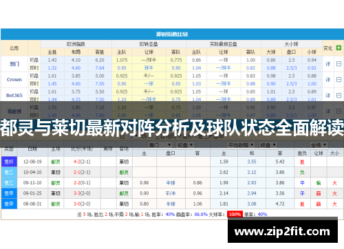 都灵与莱切最新对阵分析及球队状态全面解读